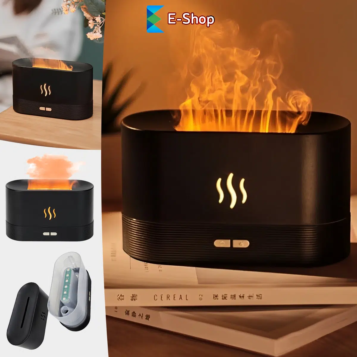 e-shop - Ovlaživač FLAME WAVE NOPRICE